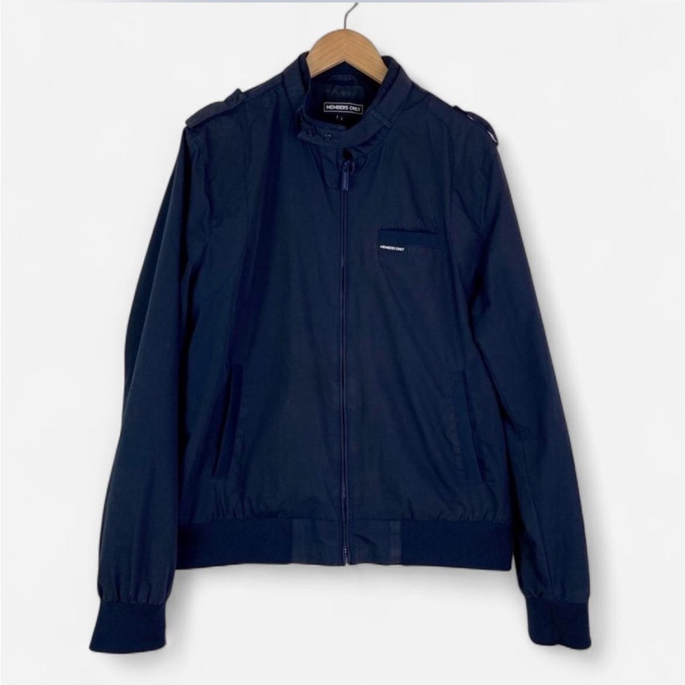 Classic Navy Members Only Jacket